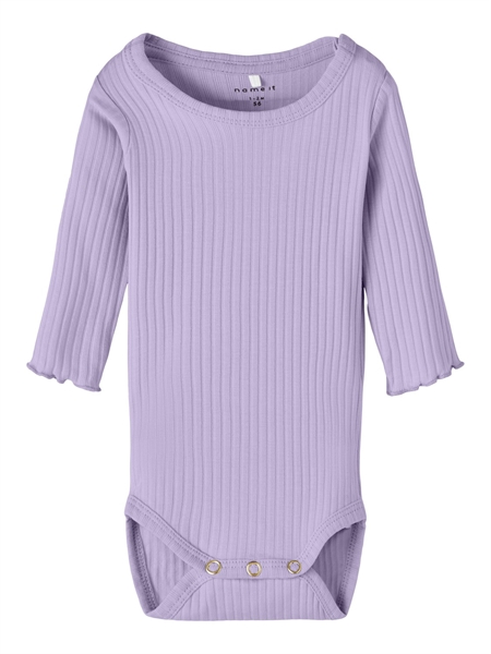 NAME IT Rib Body Dyssa Pastel Lilac